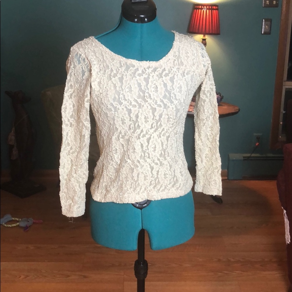 Lace long sleeve